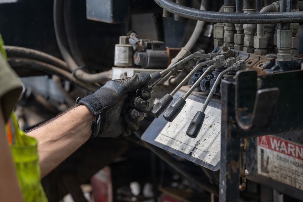 647 CES repair roads after Kona storms