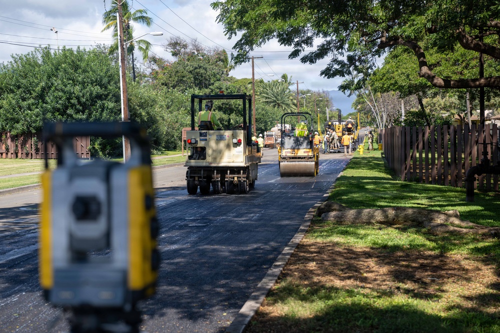 647 CES repair roads after Kona storms