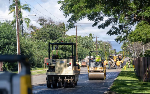647 CES repair roads after Kona storms