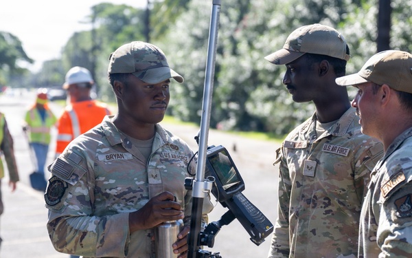 647 CES repair roads after Kona storms