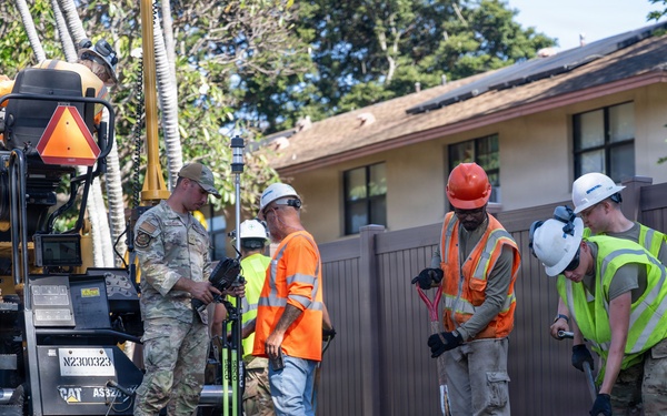 647 CES repair roads after Kona storms