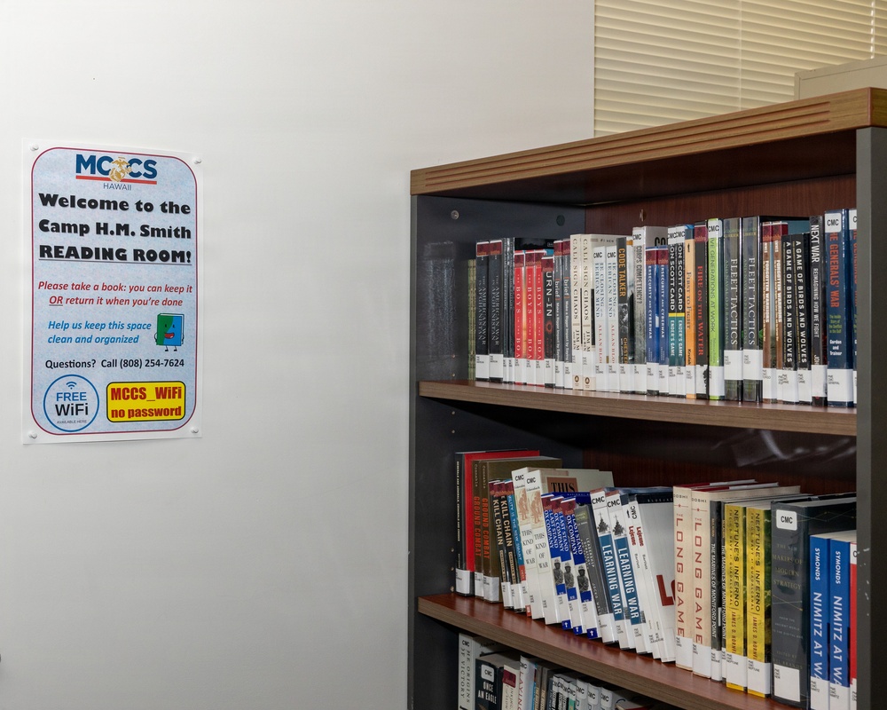 Camp H. M. Smith Reading Room to be awarded Smallest Library of 2026