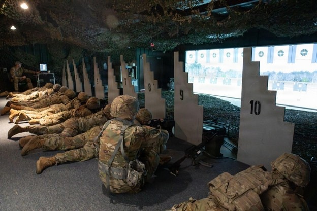 Illinois National Guard Soldiers step onto the range and step up to lead