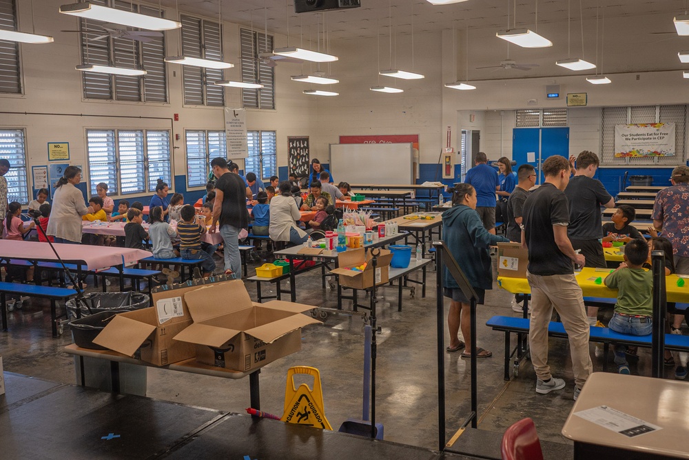 94th AAMDC Participates in "Spring Into Creativity" Event