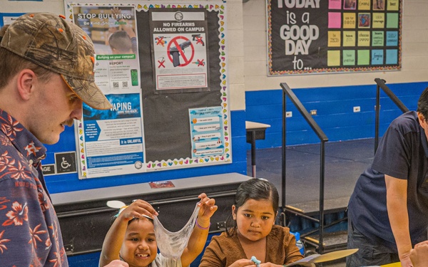 94th AAMDC Participates in "Spring Into Creativity" Event