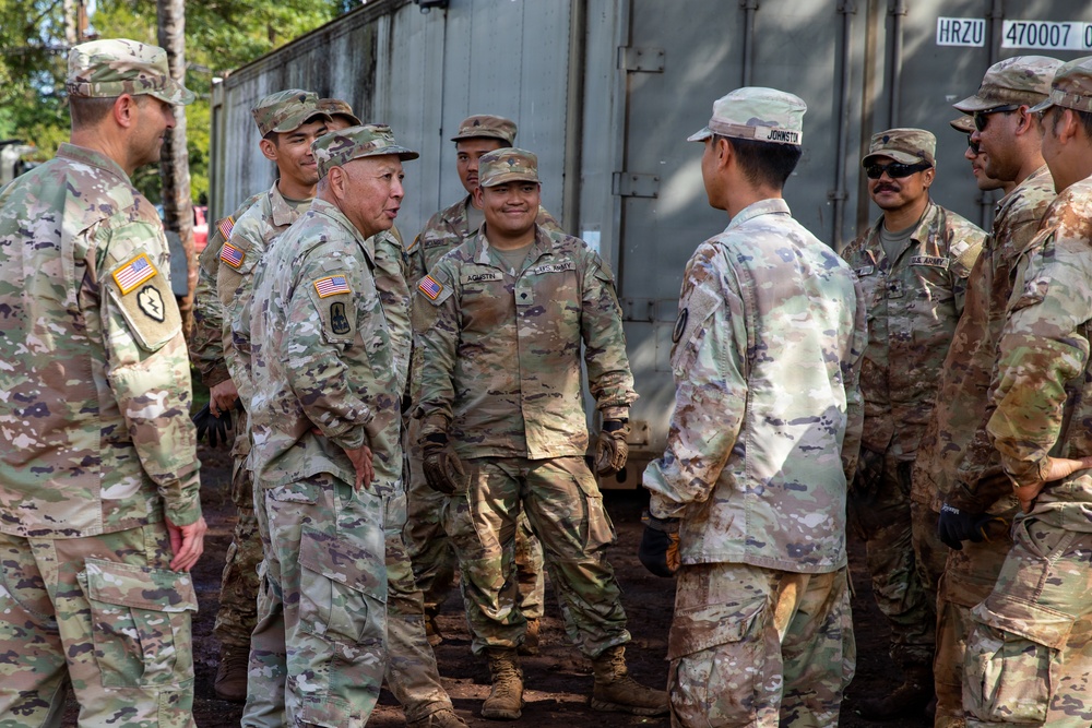 Hawaii National Guard assists Waialua residents with debris removal, water distribution