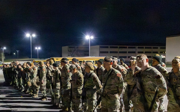 Combined Best Squad Competition 2026 - Nine-mile ruck march