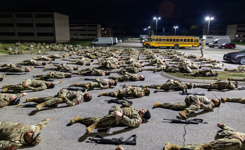 Combined Best Squad Competition 2026 - Nine-mile ruck march