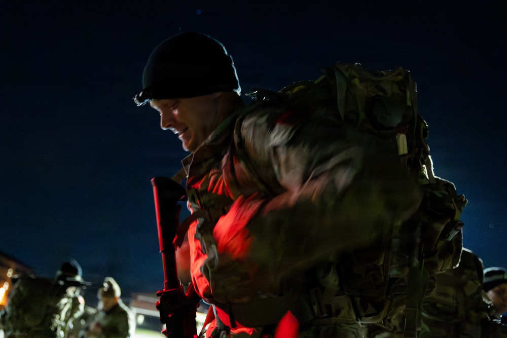 Combined Best Squad Competition 2026 - nine-mile ruck march