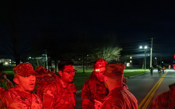 Combined Best Squad Competition 2026 - Nine-mile ruck march