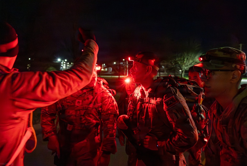 Combined Best Squad Competition 2026 - Nine-mile ruck march