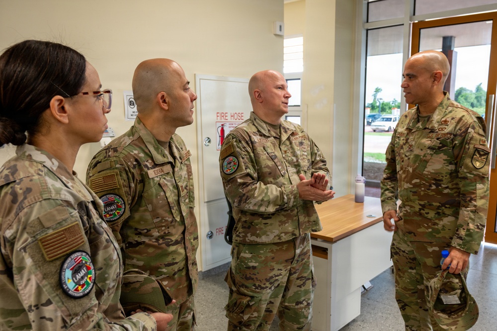 Air Force Leaders visit LAMAT 2026 in Guyana