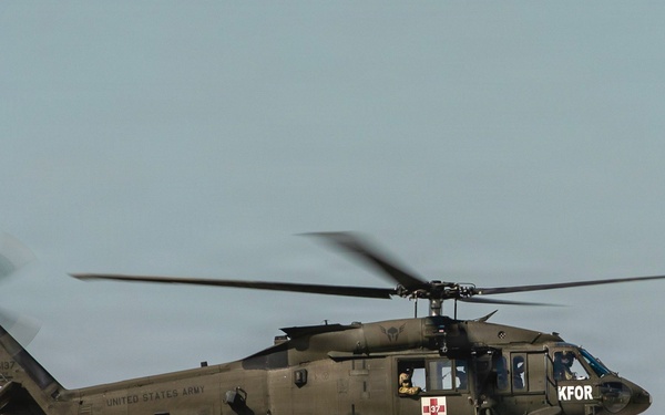 KFOR Regional Command-West hosts multinational medevac exercise across Kosovo