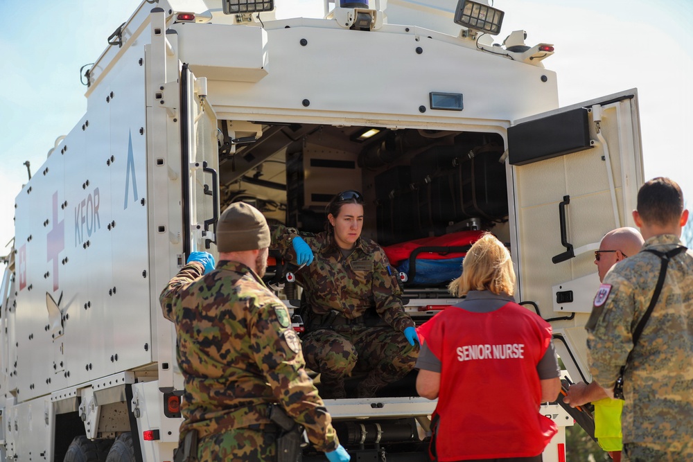 KFOR Regional Command-West hosts multinational medevac exercise across Kosovo
