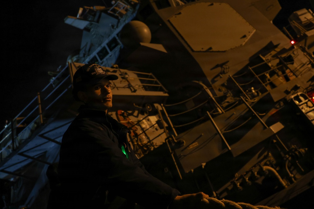 USS Thomas Hudner (DDG116) Arrives in Souda Bay, Greece