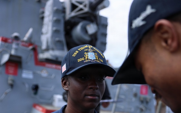 USS Thomas Hudner (DDG 116) Holds a Frocking Ceremony
