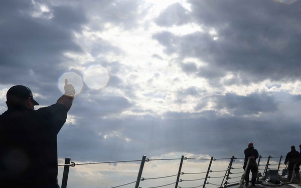USS Thomas Hudner (DDG 116) Arrives in Souda Bay, Greece March 27, 2026.