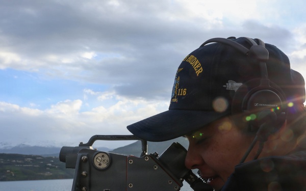 USS Thomas Hudner (DDG 116) Arrives in Souda Bay, Greece March 27, 2026.
