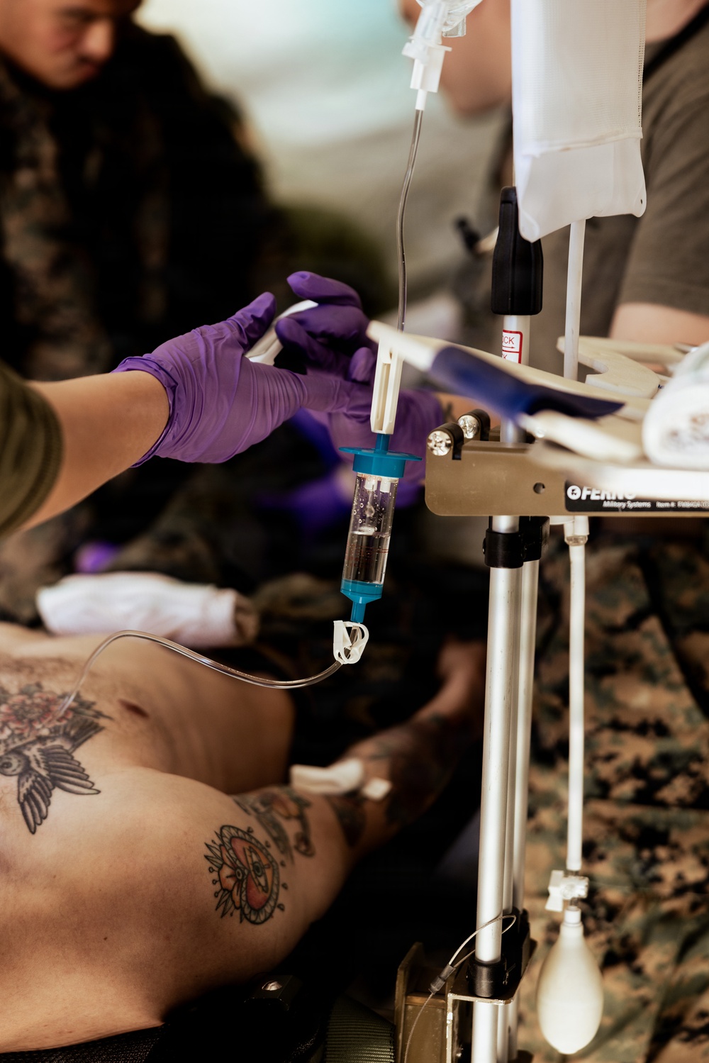 MTX 2-26: Simulated casualty evacuation training