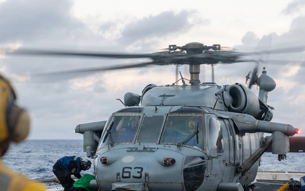 11th MEU Sailors Conduct Emergency Flight Quarters aboard USS Portland