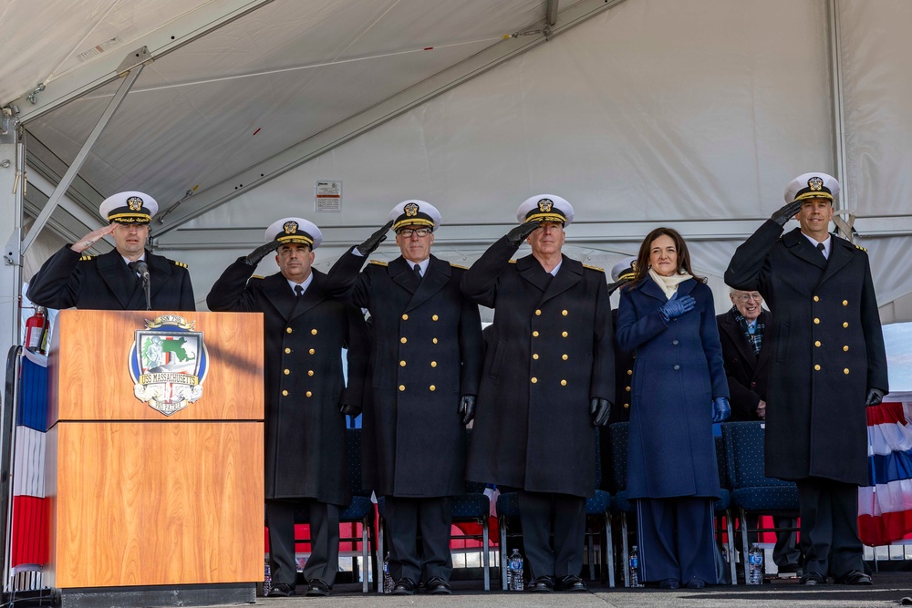 Navy Commissions USS Massachusetts