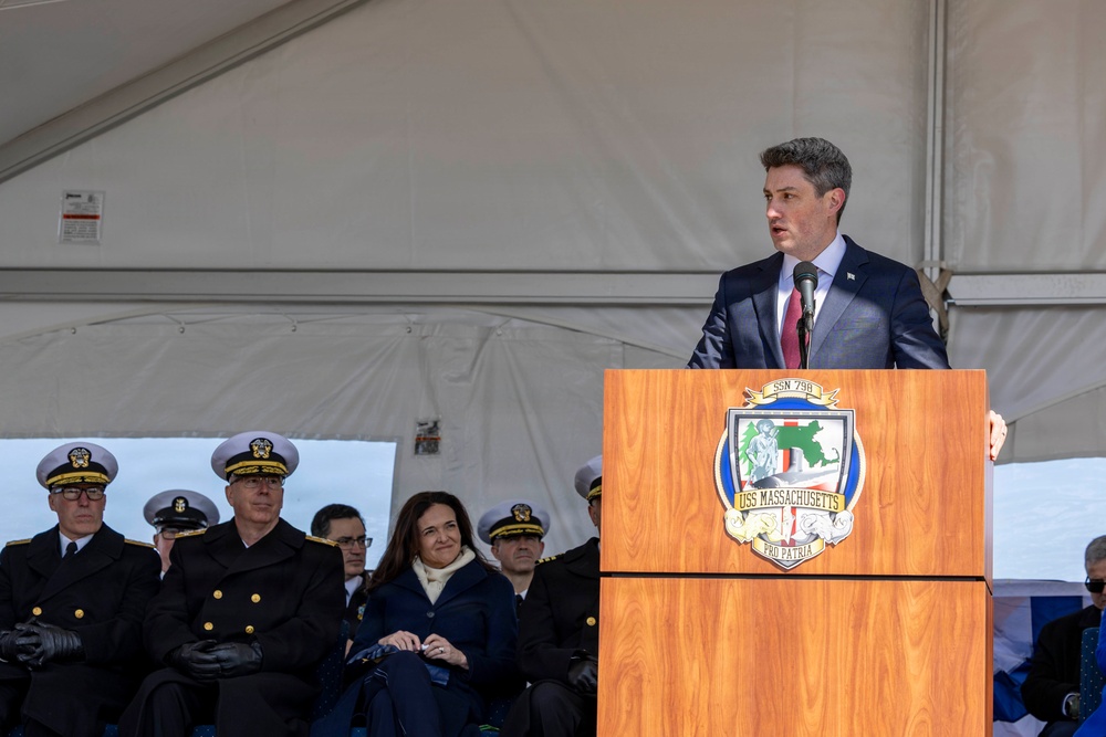 Navy Commissions USS Massachusetts