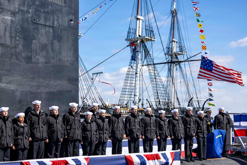 Navy Commissions USS Massachusetts