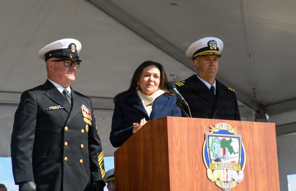 USS Massachusetts (SSN 798) is Commissioned in Boston