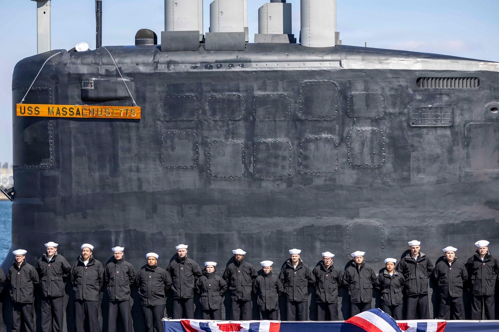 Navy Commissions USS Massachusetts