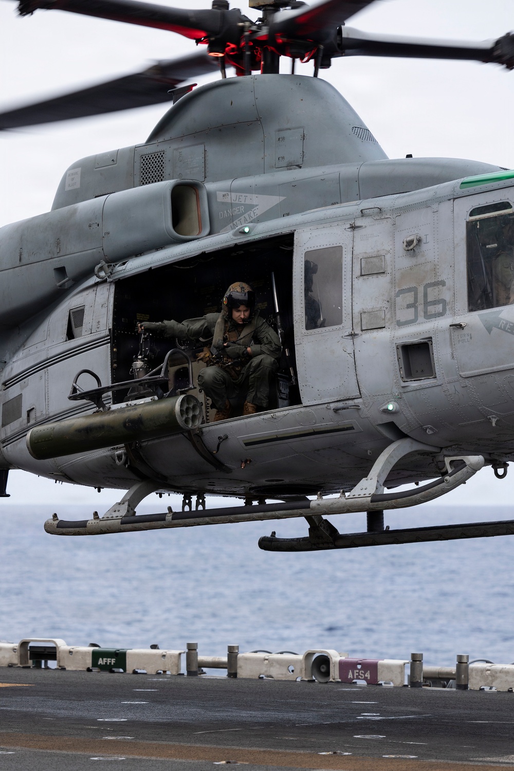 11th MEU Marines, Sailors Conduct Deck Landing Qualifications Aboard USS Boxer