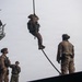11th MEU Conducts Fast Rope Drills Aboard USS Boxer
