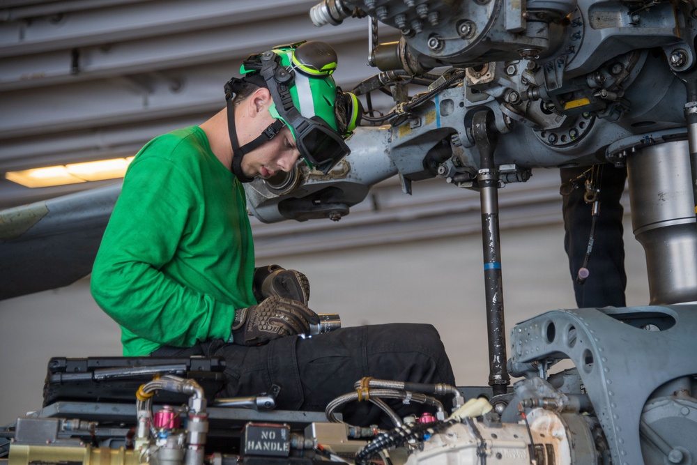 Boxer Conducts Aviation Maintenance
