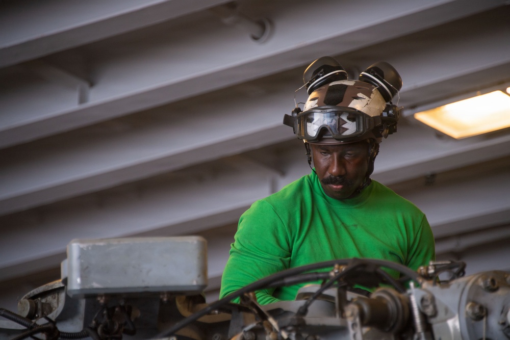 Boxer Conducts Aviation Maintenance