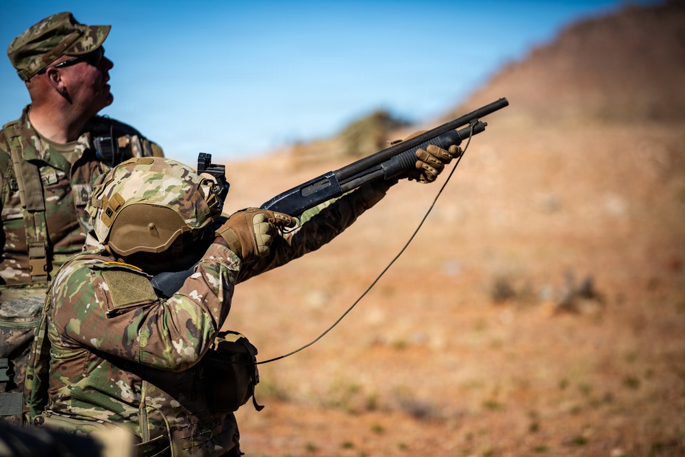 Task Force Seminole soldiers conduct combined arms live-fire exercise at Fort Bliss