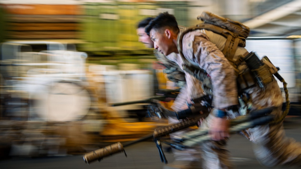 Boxer Conducts Maintenance and Drills