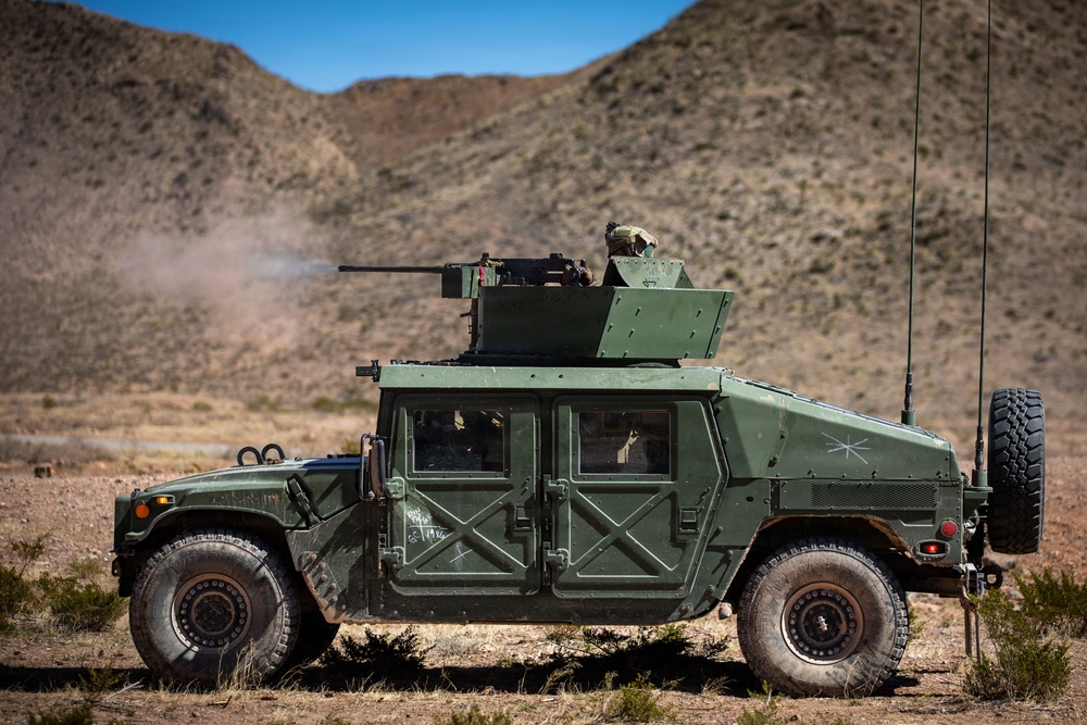 Task Force Seminole soldiers conduct combined arms live-fire exercise at Fort Bliss