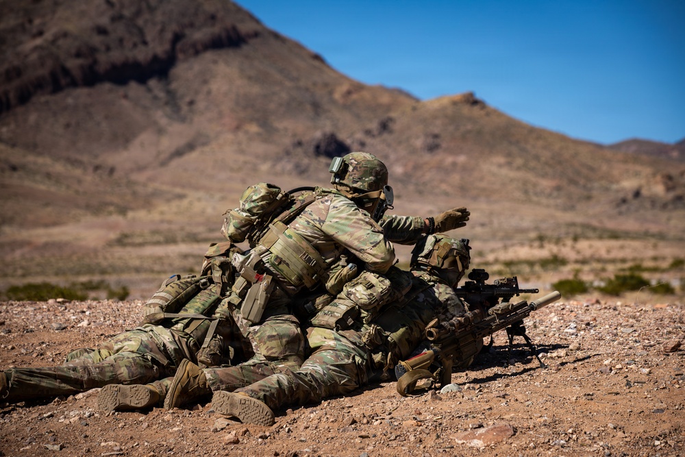 Task Force Seminole soldiers conduct combined arms live-fire exercise at Fort Bliss