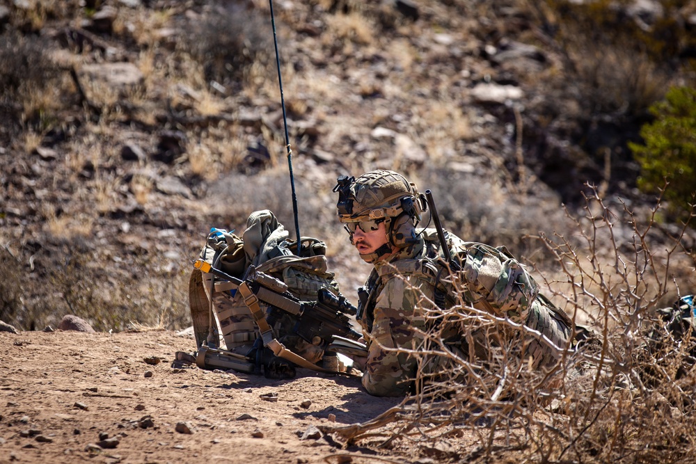 Task Force Seminole soldiers conduct combined arms live-fire exercise at Fort Bliss