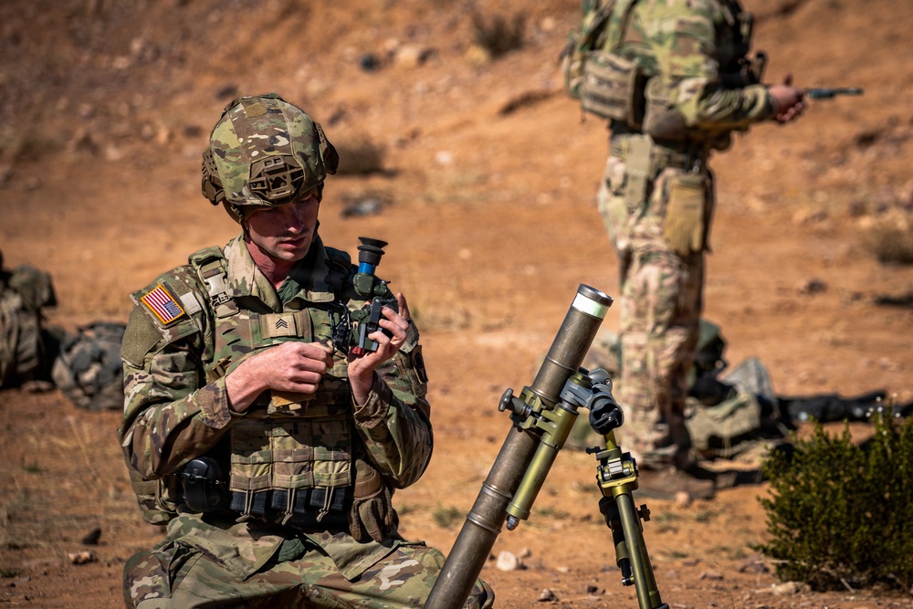 Task Force Seminole soldiers conduct combined arms live-fire exercise at Fort Bliss