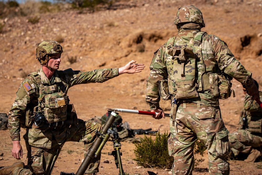 Task Force Seminole soldiers conduct combined arms live-fire exercise at Fort Bliss