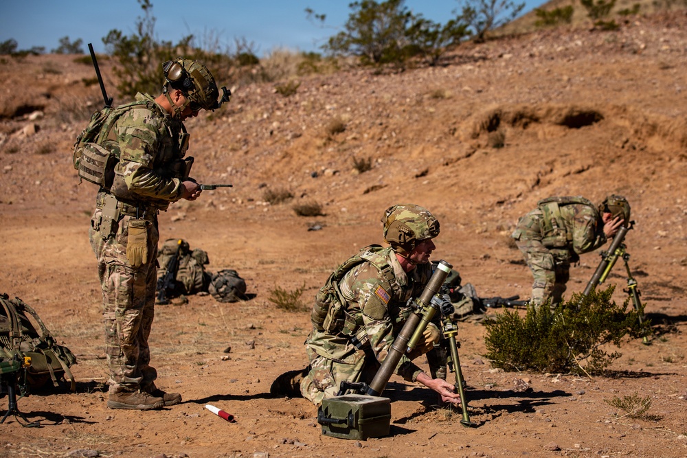 Task Force Seminole soldiers conduct combined arms live-fire exercise at Fort Bliss