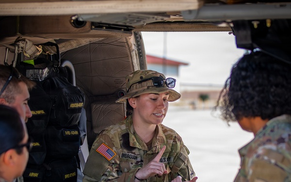Task Force Seminole conducts air medical evacuation training at Fort Bliss