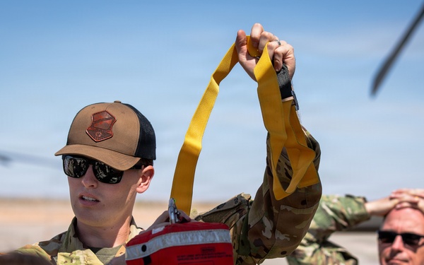 Task Force Seminole conducts air medical evacuation training at Fort Bliss