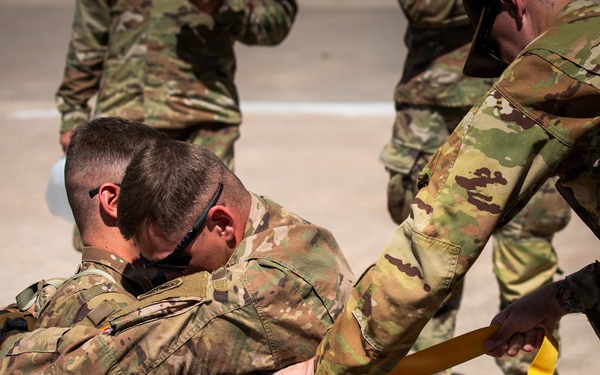 Task Force Seminole conducts air medical evacuation training at Fort Bliss