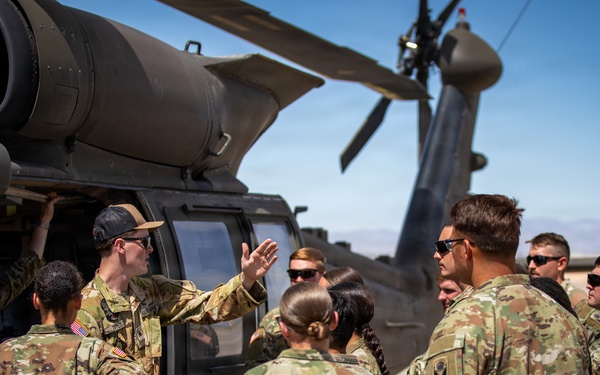 Task Force Seminole conducts air medical evacuation training at Fort Bliss