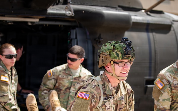Task Force Seminole conducts air medical evacuation training at Fort Bliss