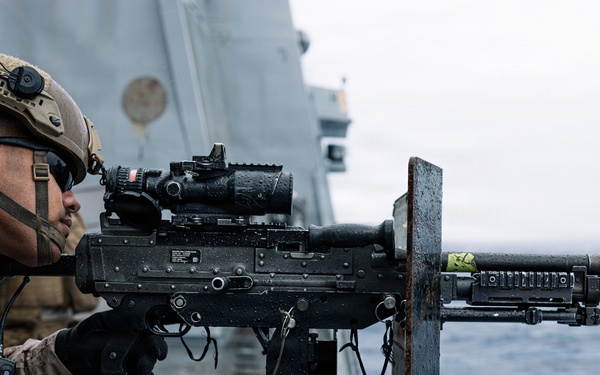 11th MEU Marines, Sailors Conduct a Defense of the Amphibious Task Force Drill aboard USS Portland