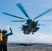 11th MEU Marines, Sailors conduct flight deck operations aboard USS Portland