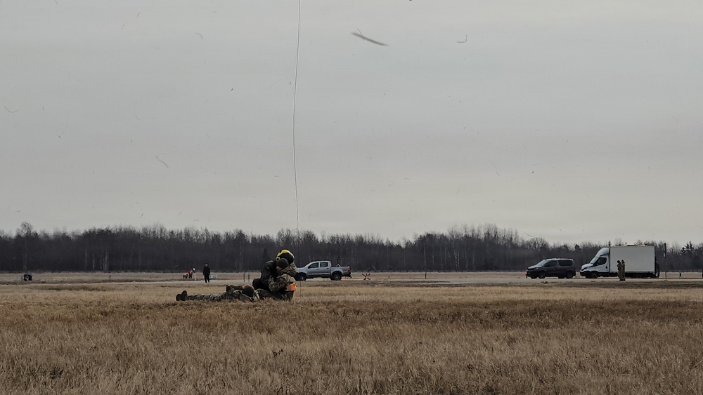Lithuanian Forces Search and Rescue demonstration at Runway Run '26