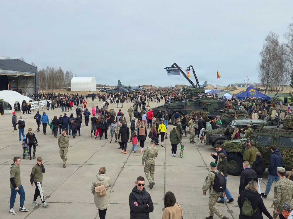 Crowds enjoy military displays at Runway Run ‘26